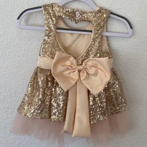 Custom Sequin Baby Dress